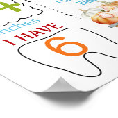 Landtiere Geburtstagszeichen Poster (Ecke)