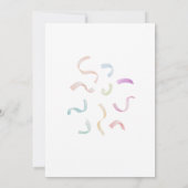 Landtiere Girl Gingham Barnyard Geburtstag Einladung (Rückseite)