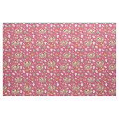 Landtiere in dunkelrosa stoff (Fat Quarter (45,7 x 55,9 cm))