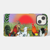 Landtiere iPhone Hülle (Rückseite (Horizontal))