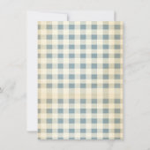 Landtiere Jumping haystack Birthday Party Einladung (Rückseite)