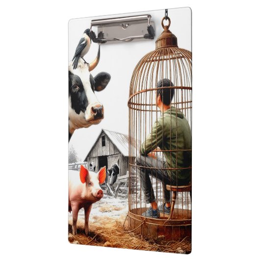 Landtiere Klemmbrett (Links)