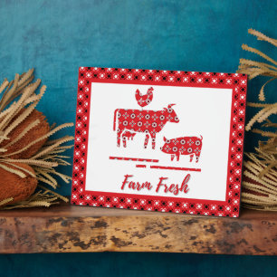 Landtiere Landtiere Bandana Print Fotoplatte