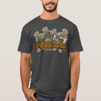 Landtiere LKW Bauer Chrysanthemum Blume T-Shirt