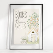 Landtiere Meadow Baby Shower Books Geschenke Schil Poster