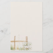 Landtiere Meadow Baby Shower Zeichne Baby Game Flyer (Hinten)