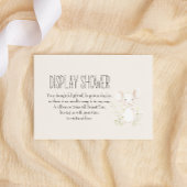 Landtiere Meadow Friends Baby Display Dusche Mitteilungskarte