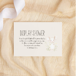 Landtiere Meadow Friends Baby Display Dusche Mitteilungskarte