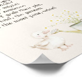 Landtiere Meadow Friends Baby Duschspielzeichen Poster (Ecke)