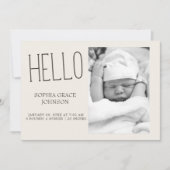 Landtiere Meadow Friends Kinderankündigung Einladung (Vorderseite)