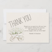 Landtiere Meadow Friends Kinderankündigung Einladung (Rückseite)