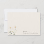 Landtiere Meadow Friends Kinderdusche Dankeskarte (Rückseite)