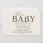 Landtiere Meadow Friends Kinderdusche Einladung (Vorderseite)