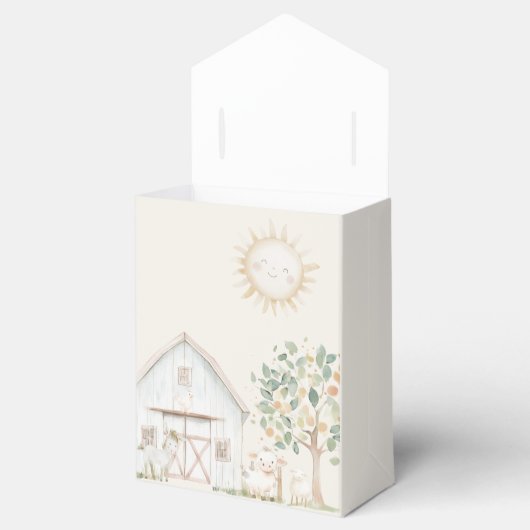 Landtiere Meadow Friends Kinderdusche Geschenkschachtel (Geöffnet)