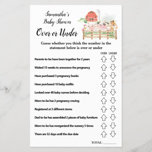 Landtiere mit Kinderspielkarte Flyer (Vorne)