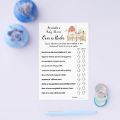 Landtiere mit Kinderspielkarte Flyer (Einzeln)