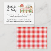 Landtiere mitbringen Buch Baby Showcard Platzkarte (Vorne/Hinten)
