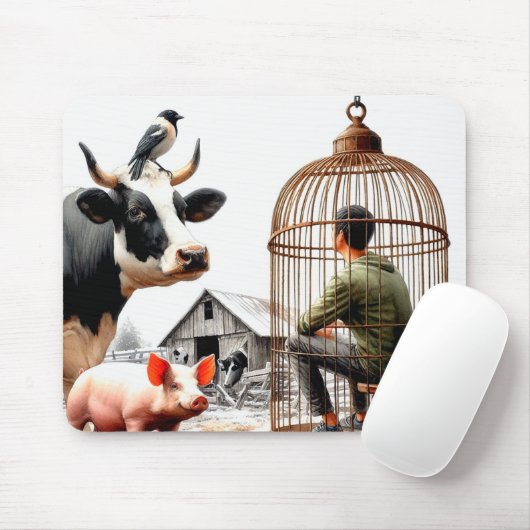 Landtiere Mousepad (Mit Mouse)