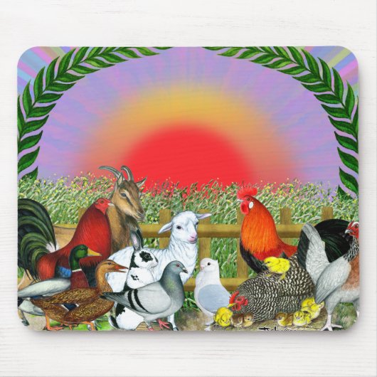 Landtiere Mousepad (Vorne)