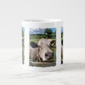 LANDTIERE, NIEDLICHE KUHE Jumbo-Tasse (Vorderseite)