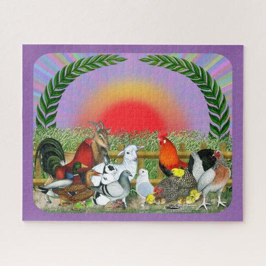 Landtiere Puzzle (Horizontal)