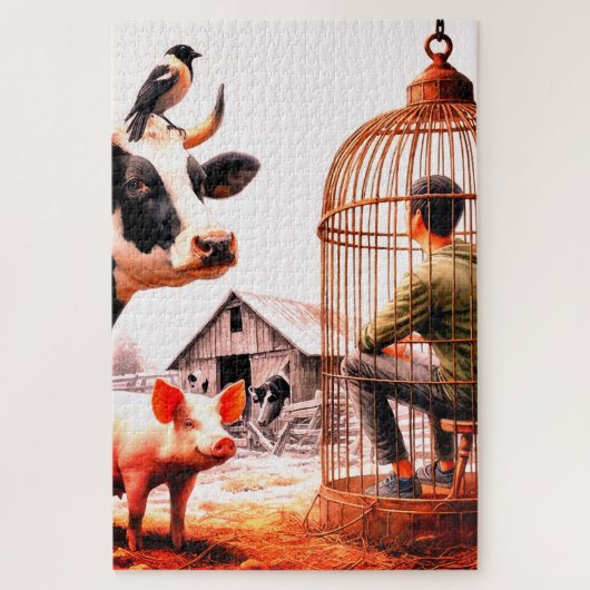Landtiere Puzzle (Vertikal)