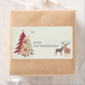 Landtiere, Rehe, Bäume, Aufkleber (Insitu)