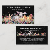 Landtiere Schafhähnchen Visitenkarte (Vorne/Hinten)