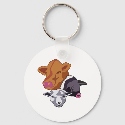 Landtiere Schlüsselanhänger (Vorderseite)