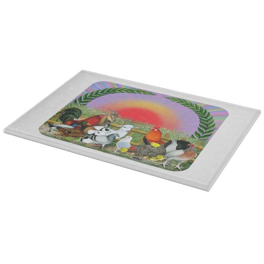 Landtiere Schneidebrett (Ecke)