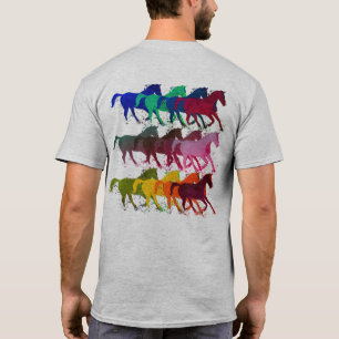 Landtiere stilvolle Pferde T-Shirt
