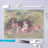 Landtiere und Kinder Elsa Beskow Seidenpapier (Handwerk)