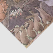 Landtiere und Kinder Elsa Beskow Seidenpapier (Ausschnitt)