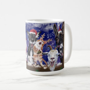 Landtiere Weihnachtskaffee Tasse