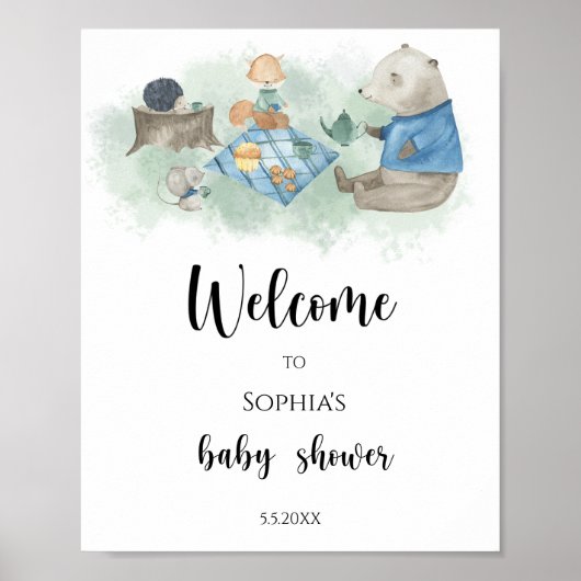 Landtiere - Willkommen Poster (Vorne)