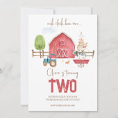 Landtiere zum Geburtstag Einladung (Vorderseite)