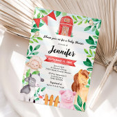 Landtiere zum Geburtstag Einladung