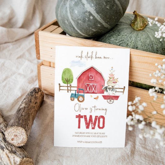 Landtiere zum Geburtstag Einladung