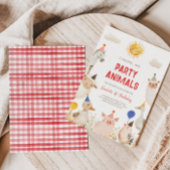 Landtiere zum Geburtstag Einladung