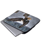 Landung Bald Eagle Wildlife Foto Art Laptopschutzhülle (Vorne Knopf)