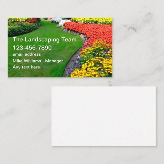 Landung Beruflicher Visitenkarten Visitenkarte (Vorne/Hinten)