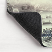 Landung der amerikanischen Kraft bei Vera Cruz Mousepad (Ecke)