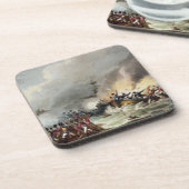 Landung der britischen Truppen in Ägypten, im März Getränkeuntersetzer (Linke Seite)