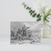 Landung der Pilger, 1620 Postkarte (Stehend Vorderseite)