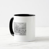 Landung der Pilger, 1620 Tasse (Vorderseite Links)