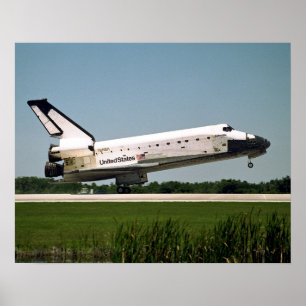 Landung der Raumfähre Columbia (STS-90) Poster