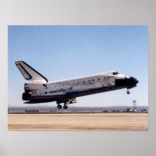 Landung der Raumfähre Discovery (STS-92) Poster (Vorne)