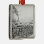Landung der Truppen bei Vera Cruz, Mexiko Ornament Aus Metall (Rechts)