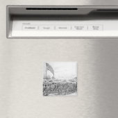 Landung der Truppen in Vera Cruz, Mexiko Magnet (In Situ (Geschirrspüler))