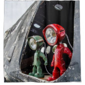 Landung Duschvorhang (Vorderseite)